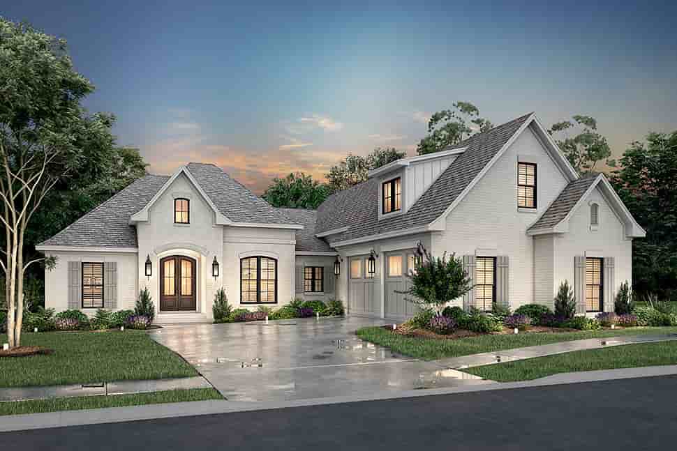 European, French Country, Traditional House Plan 51947 with 3 Beds, 3 Baths, 2 Car Garage Picture 23