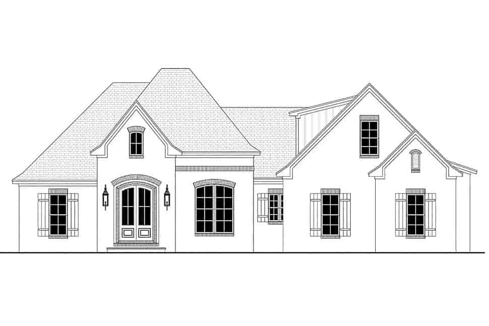 European, French Country, Traditional House Plan 51947 with 3 Beds, 3 Baths, 2 Car Garage Picture 24