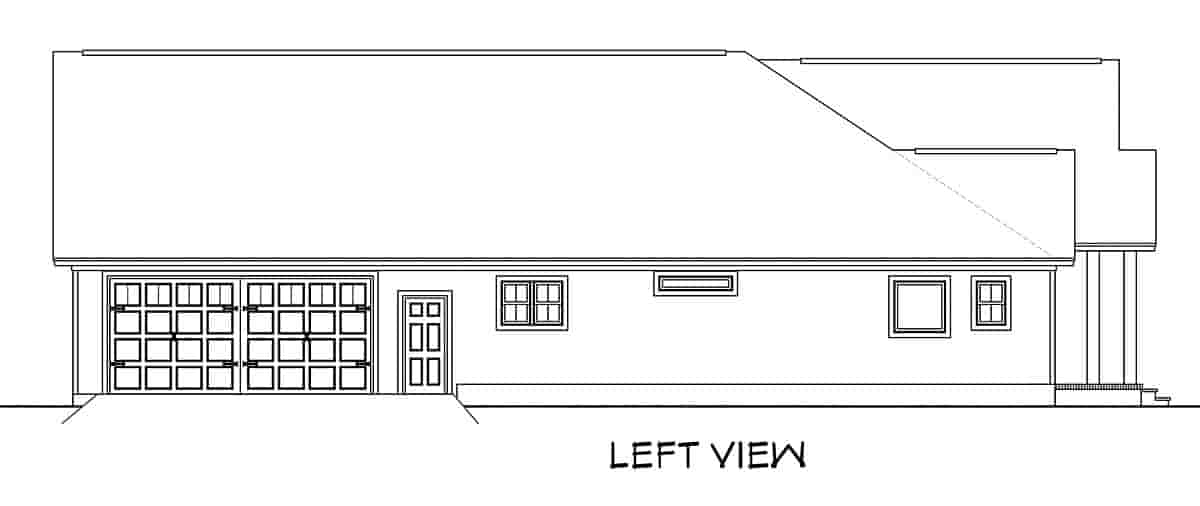 Country, Farmhouse, Southern House Plan 51984 with 3 Beds, 3 Baths, 2 Car Garage Picture 2