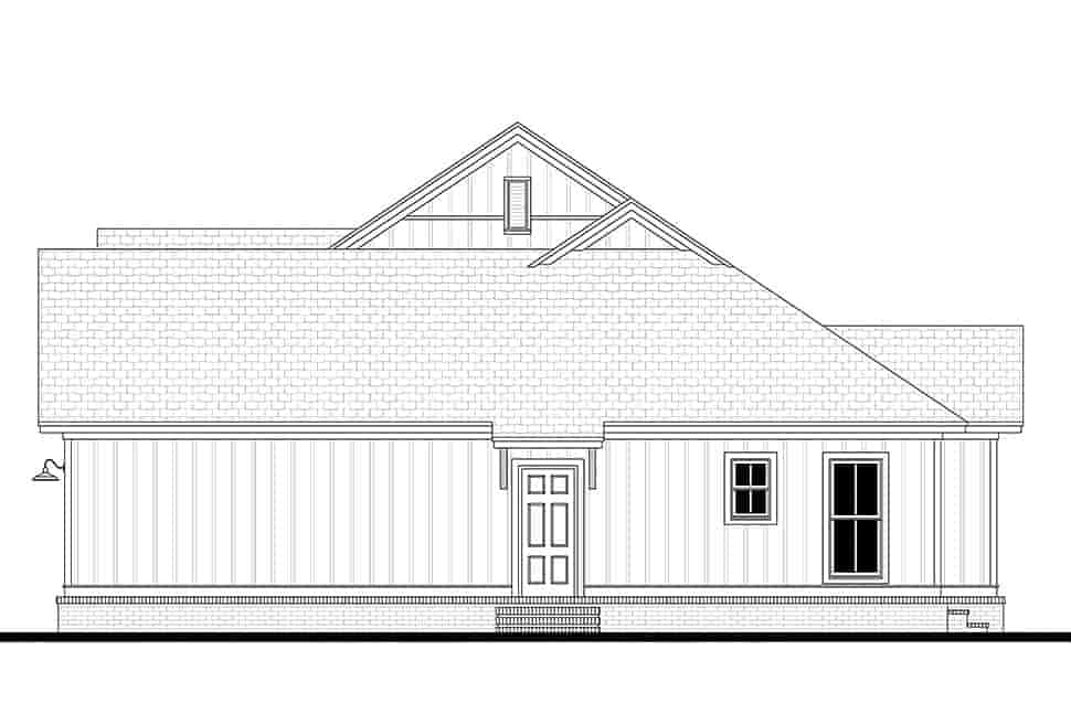 Country, Craftsman, Farmhouse, Southern House Plan 51985 with 3 Beds, 2 Baths, 2 Car Garage Picture 1