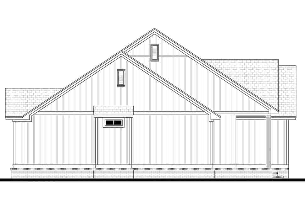 Country, Craftsman, Farmhouse, Southern House Plan 51985 with 3 Beds, 2 Baths, 2 Car Garage Picture 2