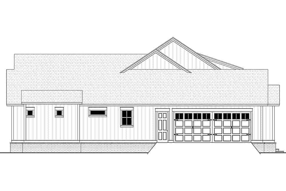 Country, Craftsman, Farmhouse House Plan 51996 with 4 Beds, 4 Baths, 2 Car Garage Picture 2