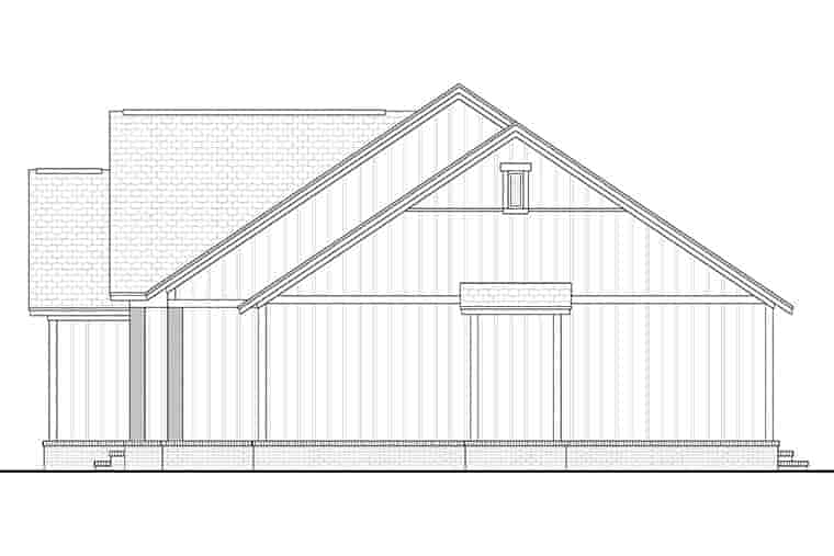 Country, Farmhouse, Southern, Traditional House Plan 51997 with 3 Beds, 2 Baths, 2 Car Garage Picture 1