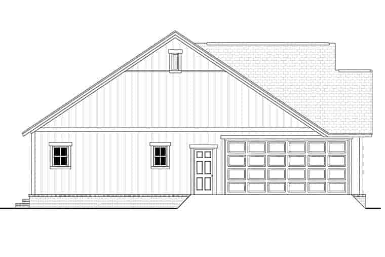 Country, Farmhouse, Southern, Traditional House Plan 51997 with 3 Beds, 2 Baths, 2 Car Garage Picture 2