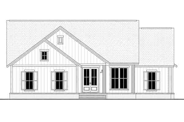 Country, Farmhouse, Southern, Traditional House Plan 51997 with 3 Beds, 2 Baths, 2 Car Garage Picture 3