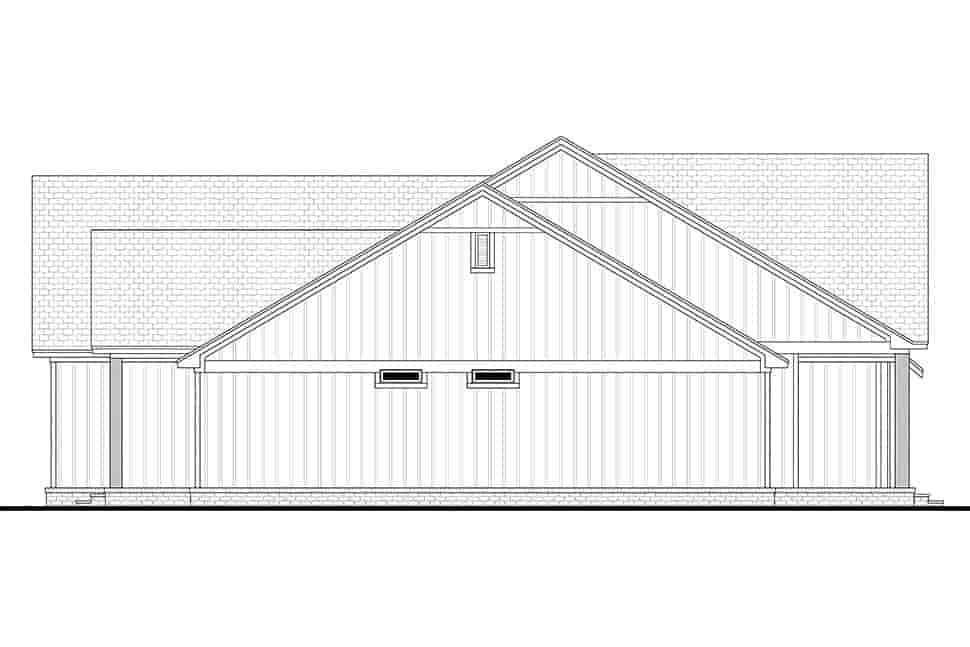 Country, Farmhouse, Southern House Plan 51998 with 4 Beds, 3 Baths, 2 Car Garage Picture 2
