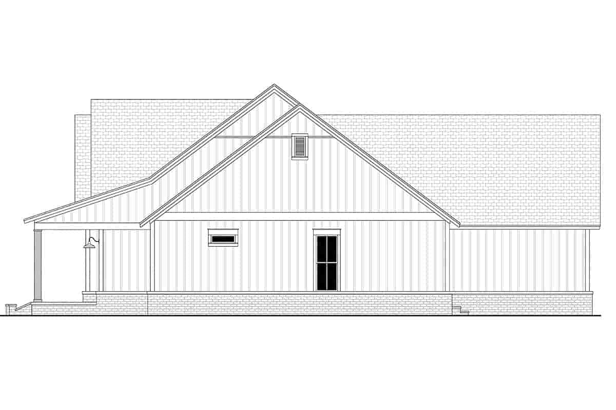 Country, Farmhouse, Southern House Plan 51999 with 4 Beds, 4 Baths, 3 Car Garage Picture 1