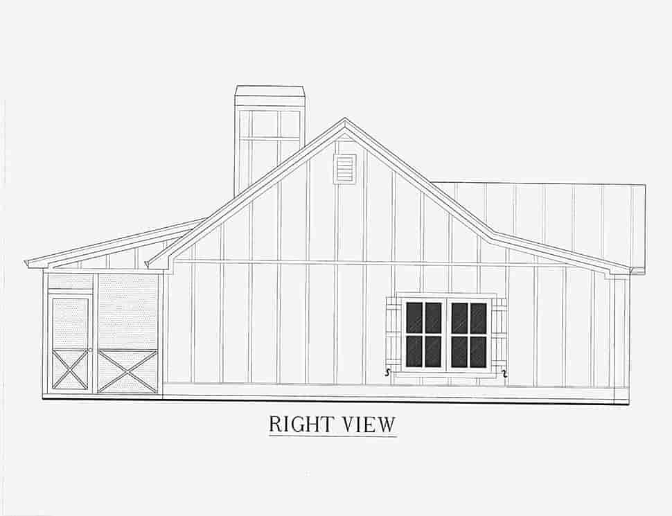 Cabin, Cottage, Country House Plan 52011 with 1 Beds, 1 Baths Picture 15