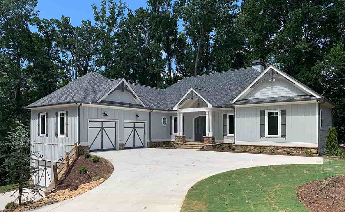 Country, Craftsman House Plan 52018 with 4 Beds, 4 Baths, 4 Car Garage Picture 1