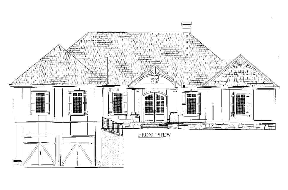 Country, Craftsman House Plan 52018 with 4 Beds, 4 Baths, 4 Car Garage Picture 21