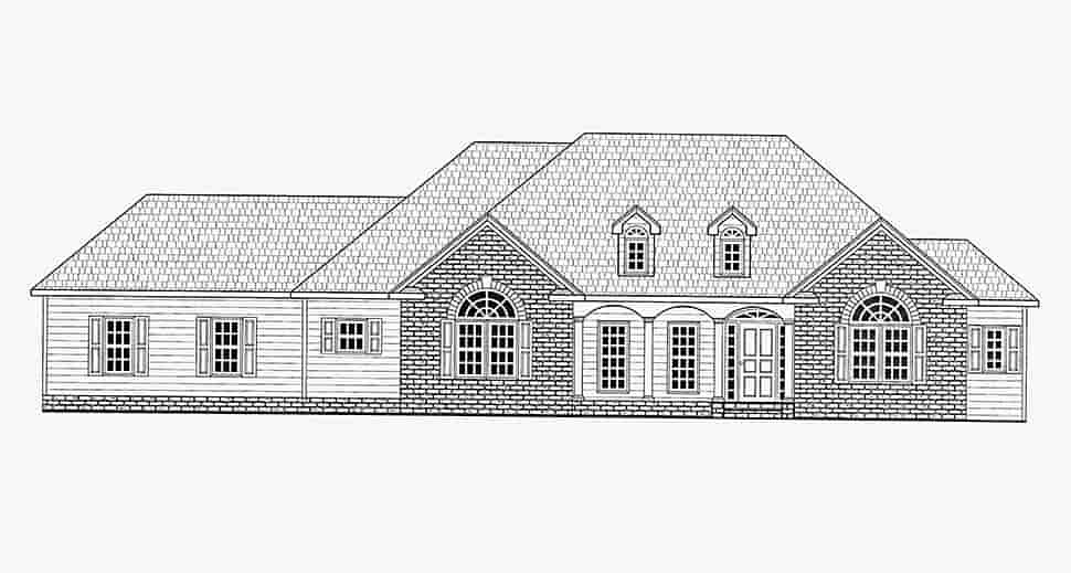 Country, Traditional House Plan 52019 with 3 Beds, 3 Baths, 2 Car Garage Picture 12