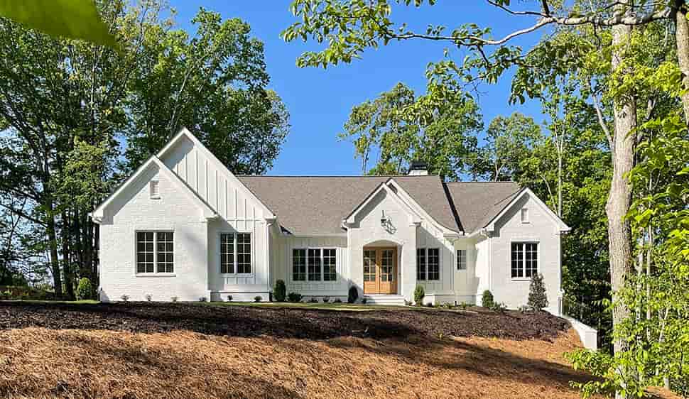 Craftsman, Farmhouse House Plan 52038 with 3 Beds, 4 Baths, 3 Car Garage Picture 2