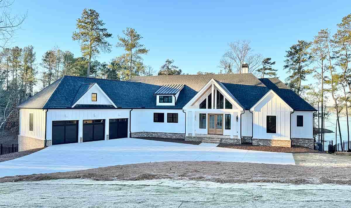 Contemporary, Craftsman, Southern House Plan 52040 with 3 Beds, 2 Baths, 3 Car Garage Picture 1
