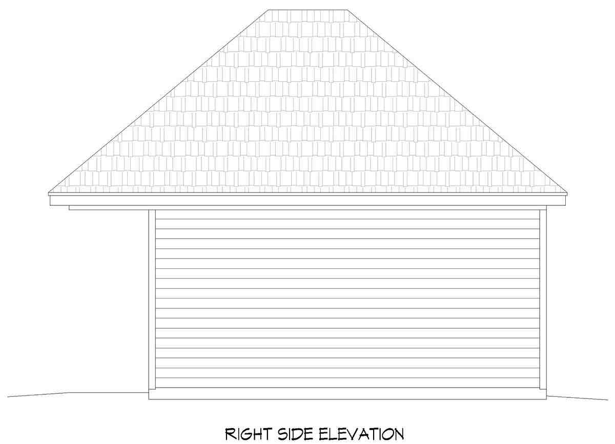 Contemporary 2 Car Garage Plan 52102 Picture 1