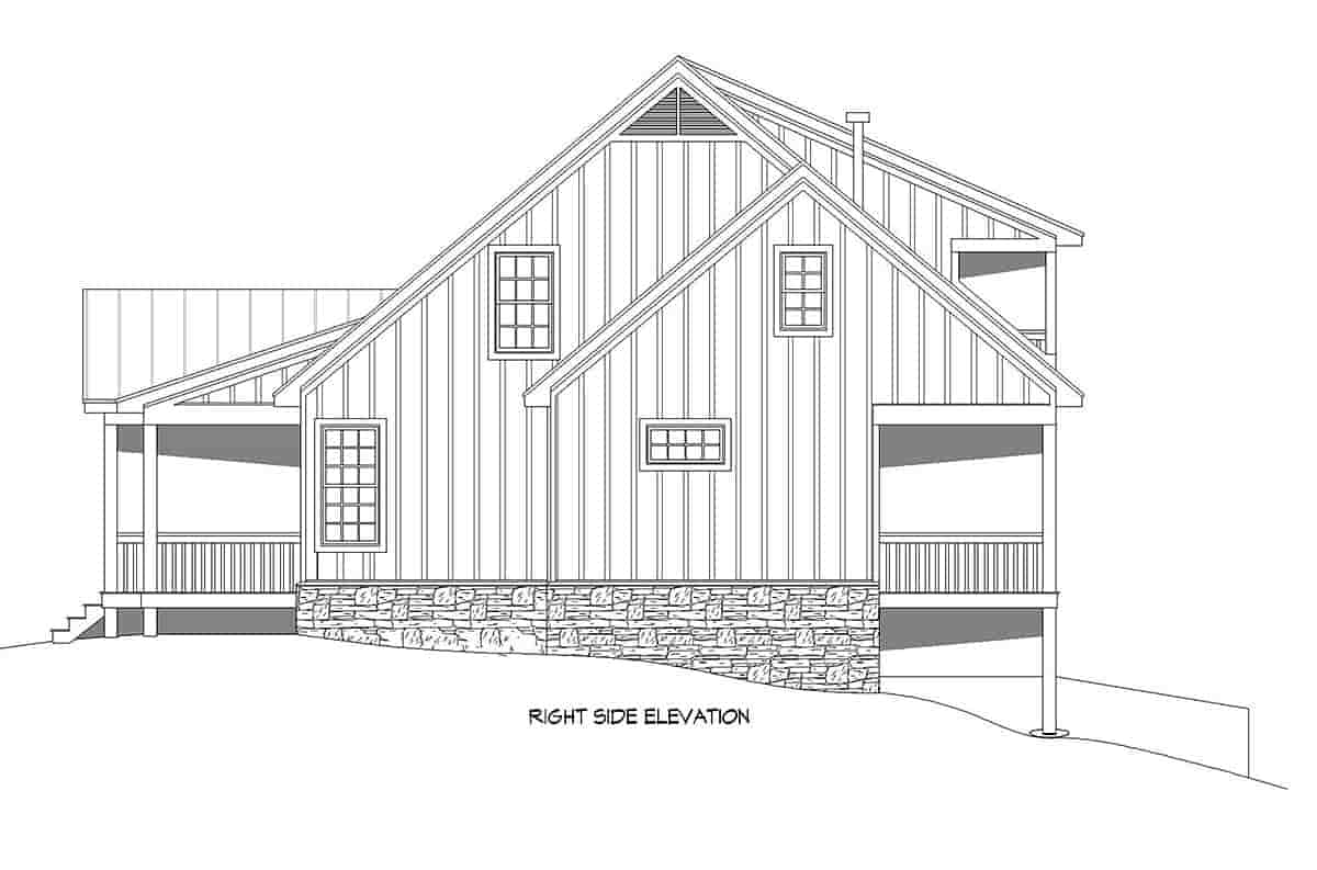Country, Traditional House Plan 52118 with 3 Beds, 4 Baths Picture 1