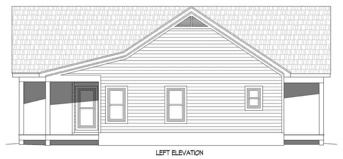Country, Farmhouse, Traditional House Plan 52120 with 2 Beds, 2 Baths Picture 2