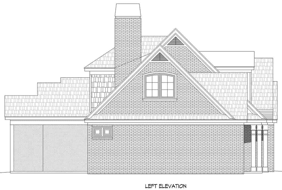 Country, Farmhouse, Traditional House Plan 52128 with 3 Beds, 3 Baths, 3 Car Garage Picture 2