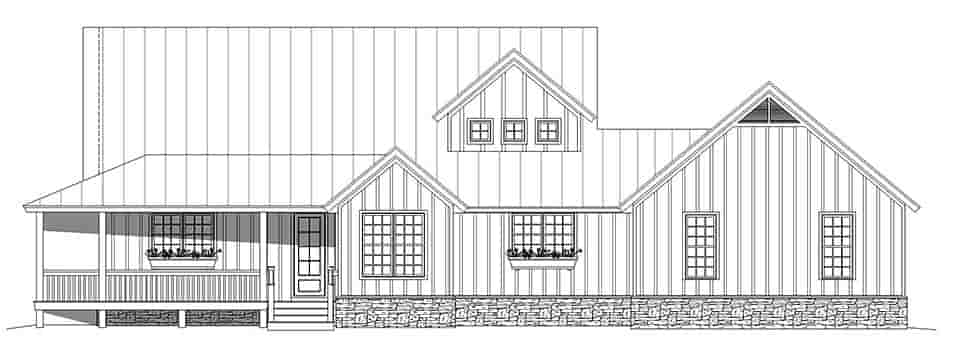 Country, Farmhouse, Traditional House Plan 52134 with 3 Beds, 3 Baths, 2 Car Garage Picture 3