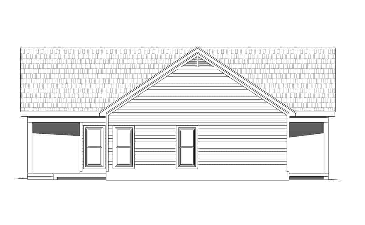 Traditional House Plan 52137 with 2 Beds, 2 Baths Picture 2