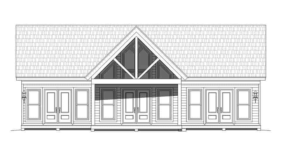 Traditional House Plan 52137 with 2 Beds, 2 Baths Picture 4
