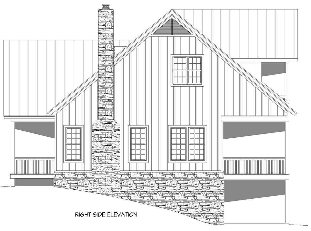 Bungalow, Country, Craftsman, Farmhouse House Plan 52140 with 3 Beds, 4 Baths, 2 Car Garage Picture 1