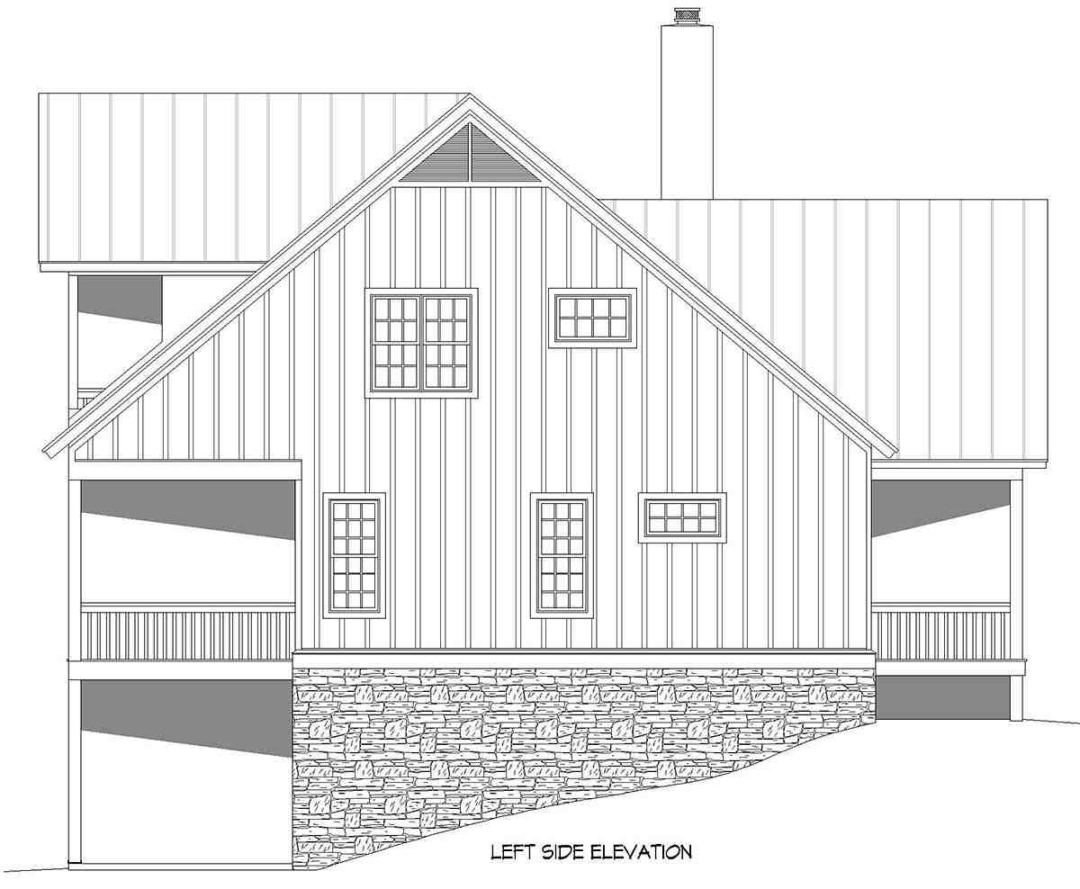 Bungalow, Country, Craftsman, Farmhouse House Plan 52140 with 3 Beds, 4 Baths, 2 Car Garage Picture 2
