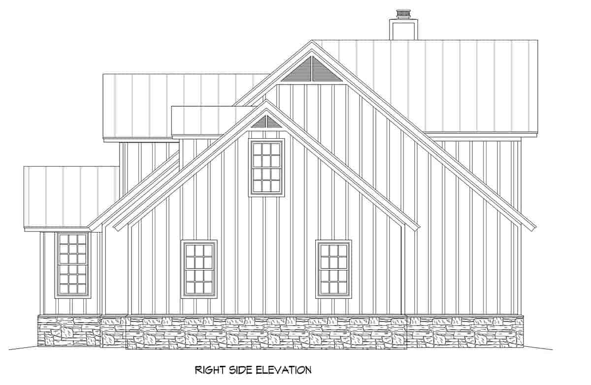 Country, Farmhouse, Traditional House Plan 52144 with 3 Beds, 3 Baths, 2 Car Garage Picture 1