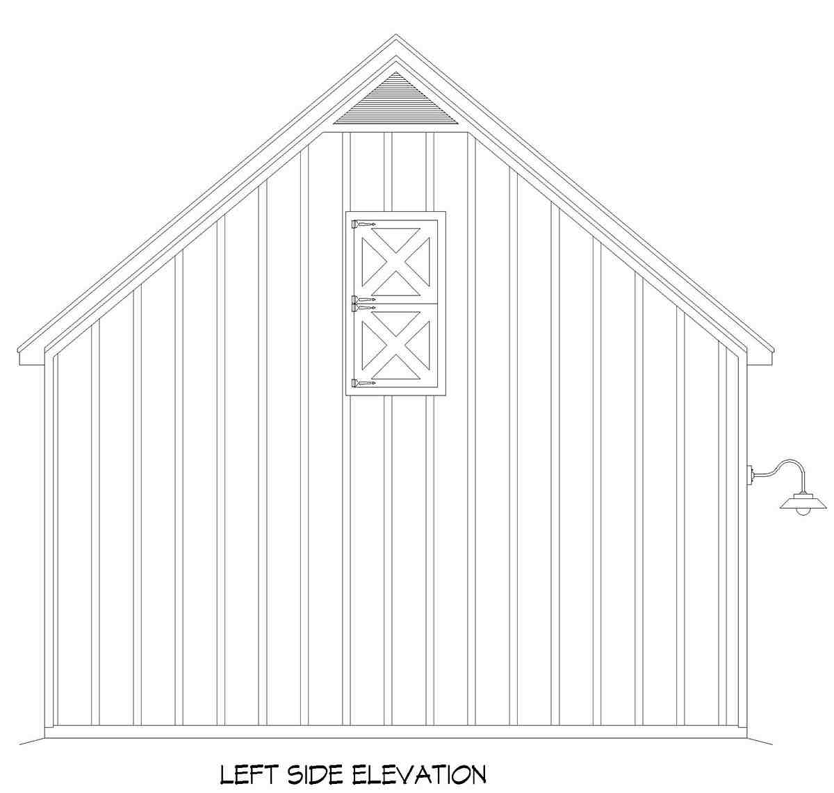 Country, Farmhouse, Traditional 2 Car Garage Plan 52158 Picture 2