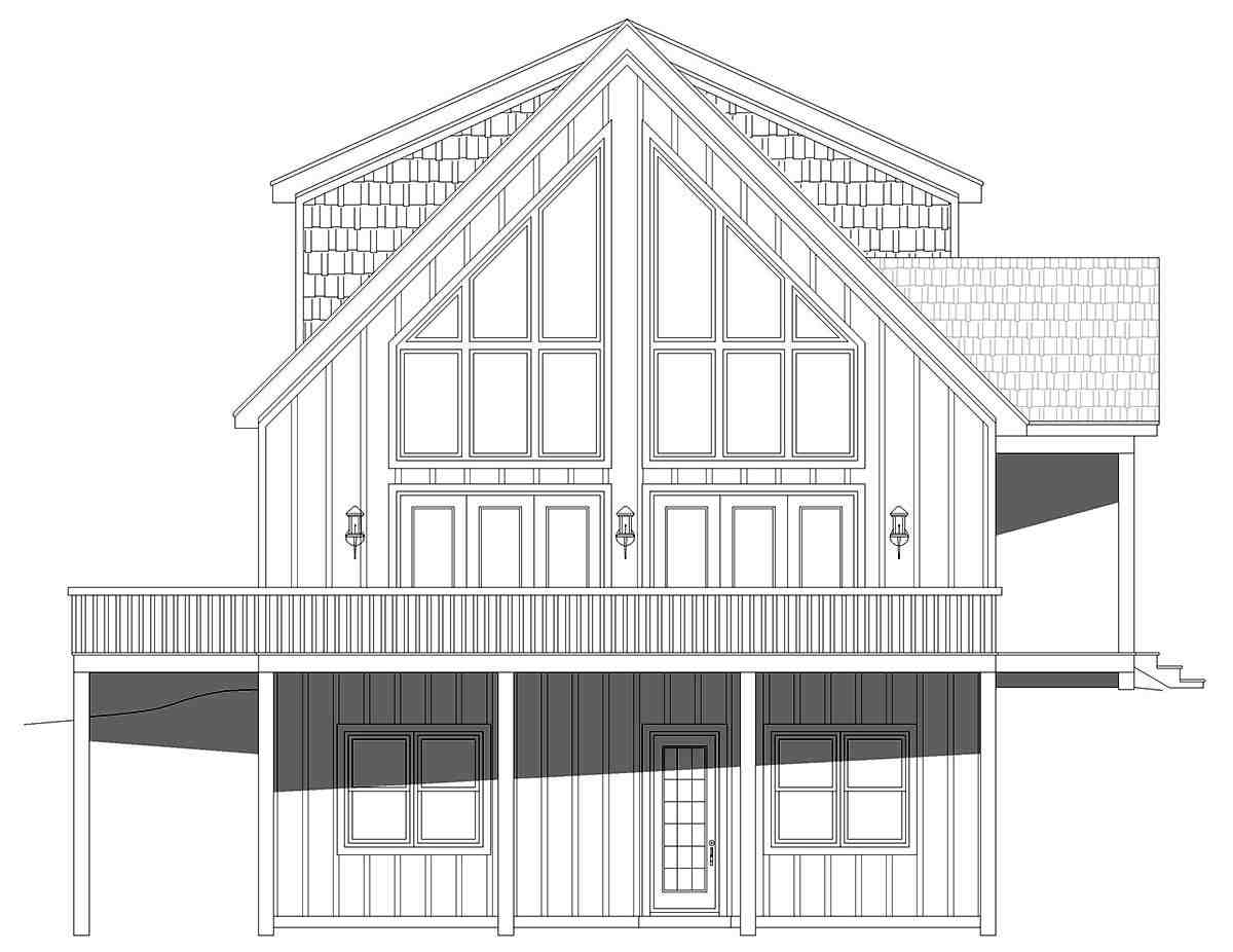 A-Frame, Contemporary, Country, Farmhouse, Prairie, Ranch House Plan 52164 with 4 Beds, 4 Baths Picture 2