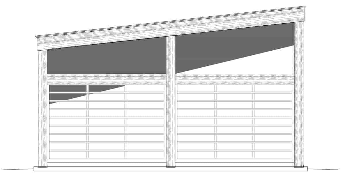 Country, Ranch, Traditional 2 Car Garage Plan 52165 Picture 2