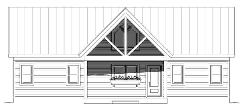 Contemporary, Ranch, Traditional House Plan 52173 with 2 Beds, 2 Baths Picture 4