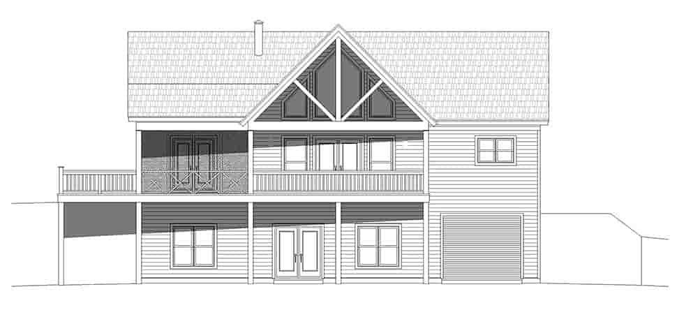 Country, Farmhouse, Ranch, Traditional House Plan 52196 with 2 Beds, 2 Baths Picture 4