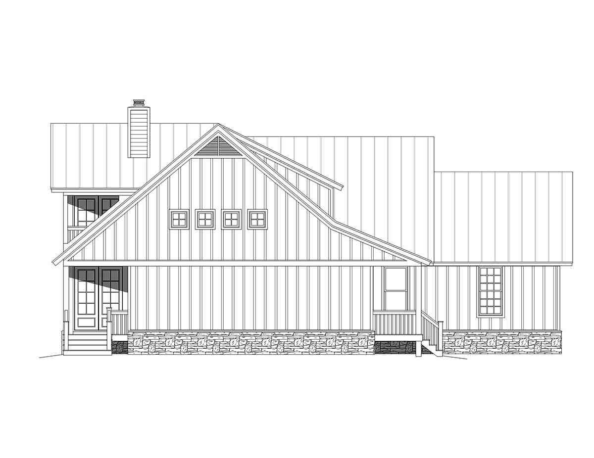 Bungalow, Craftsman, Farmhouse, Ranch House Plan 52197 with 3 Beds, 3 Baths, 2 Car Garage Picture 1