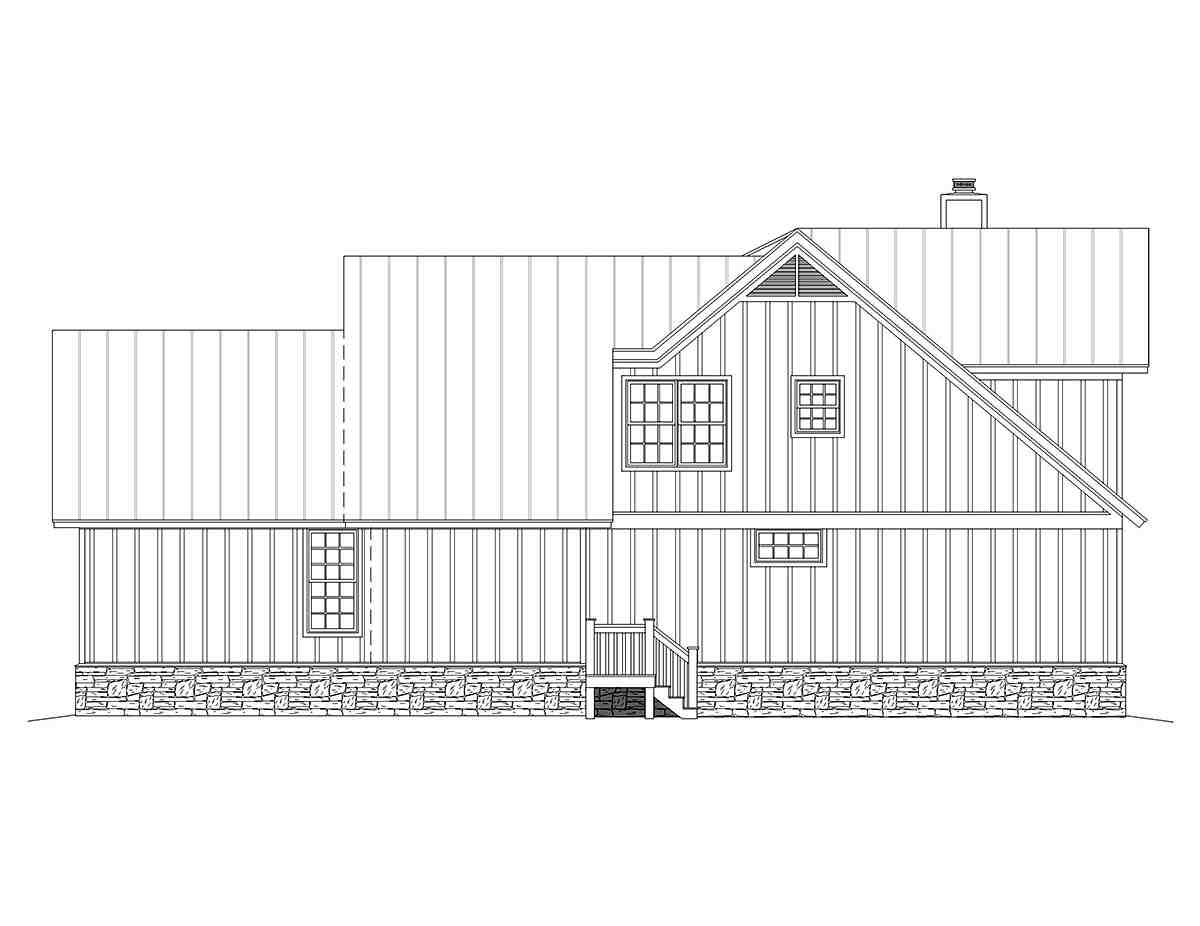 Bungalow, Craftsman, Farmhouse, Ranch House Plan 52197 with 3 Beds, 3 Baths, 2 Car Garage Picture 2
