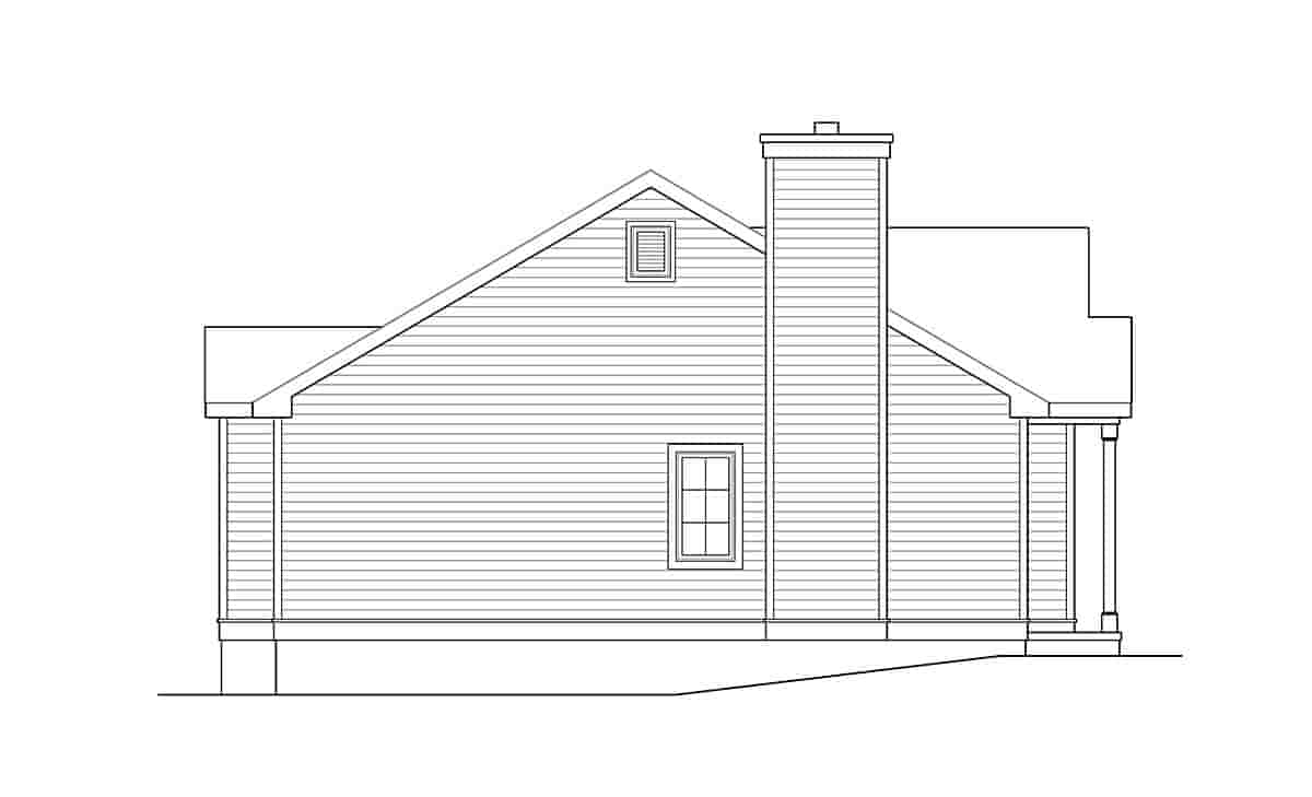 Cottage, Ranch House Plan 52229 with 2 Beds, 2 Baths Picture 2