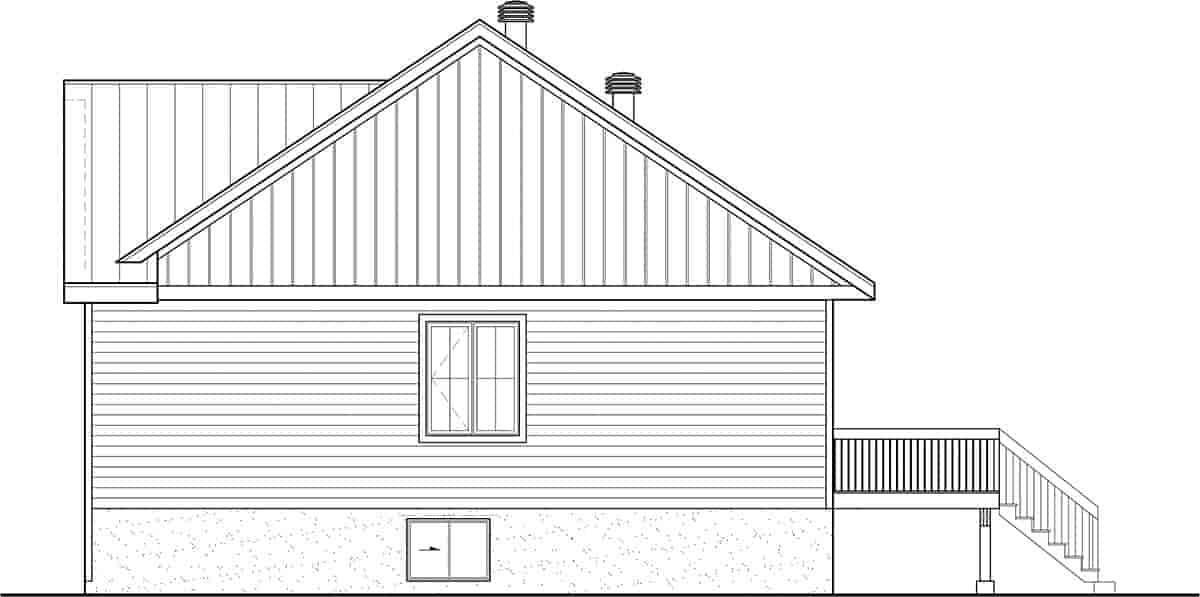 Country, Farmhouse Multi-Family Plan 52862 with 3 Beds, 2 Baths Picture 1