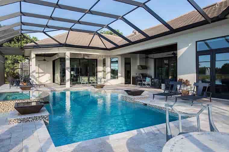 Florida, Mediterranean House Plan 52914 with 3 Beds, 5 Baths, 3 Car Garage Picture 11