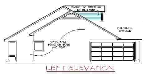 House Plan 53144 with 3 Beds, 2 Baths, 2 Car Garage Picture 1