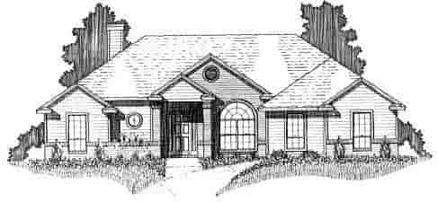 House Plan 53221 with 3 Beds, 2 Baths, 2 Car Garage Picture 1