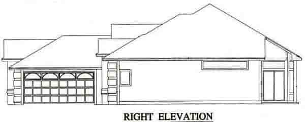 House Plan 53242 with 3 Beds, 2 Baths, 2 Car Garage Picture 2