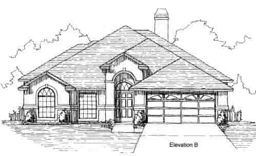 House Plan 53338 with 4 Beds, 2 Baths, 2 Car Garage Picture 2