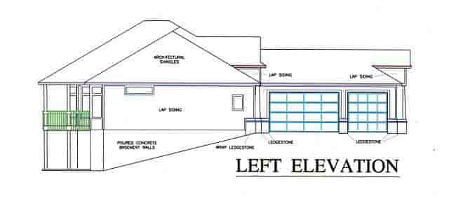 House Plan 53565 with 5 Beds, 4 Baths, 3 Car Garage Picture 1