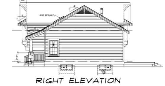 Bungalow, Craftsman, One-Story House Plan 55015 with 3 Beds, 2 Baths Picture 2