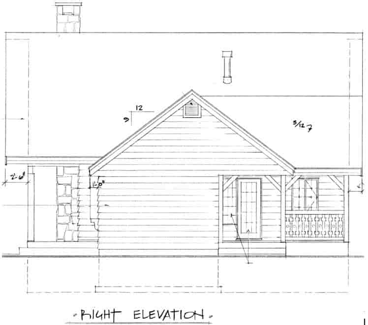 House Plan 55125 with 3 Beds, 2 Baths Picture 2