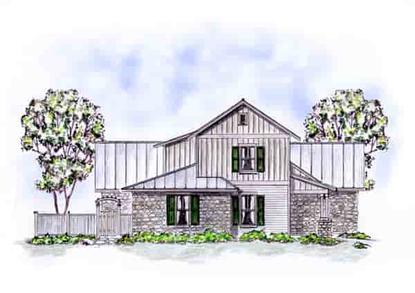 Country, Craftsman, Farmhouse Multi-Family Plan 56562 with 5 Beds, 4 Baths, 2 Car Garage Picture 1
