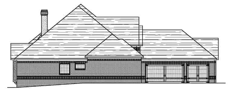 Country, European, Ranch, Tudor House Plan 56610 with 3 Beds, 4 Baths, 3 Car Garage Picture 1