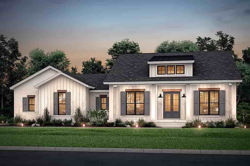 Country, Craftsman, Farmhouse, Traditional House Plan 56703 with 3 Beds, 3 Baths, 2 Car Garage Picture 4