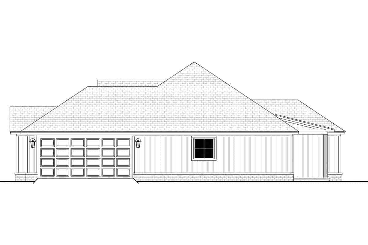 Country, Craftsman, Farmhouse House Plan 56704 with 4 Beds, 2 Baths, 2 Car Garage Picture 1