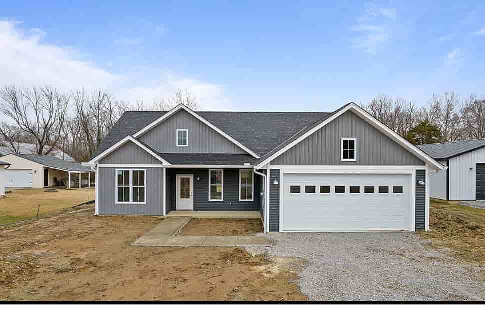 Country, Farmhouse, Traditional House Plan 56705 with 3 Beds, 2 Baths, 2 Car Garage Picture 4