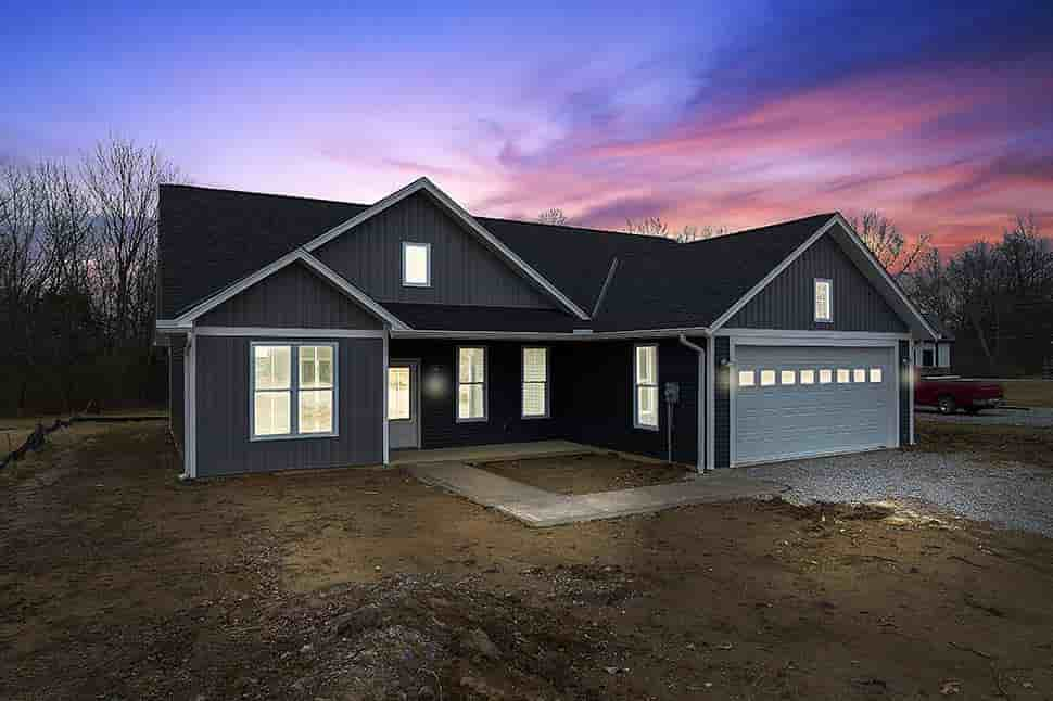 Country, Farmhouse, Traditional House Plan 56705 with 3 Beds, 2 Baths, 2 Car Garage Picture 9